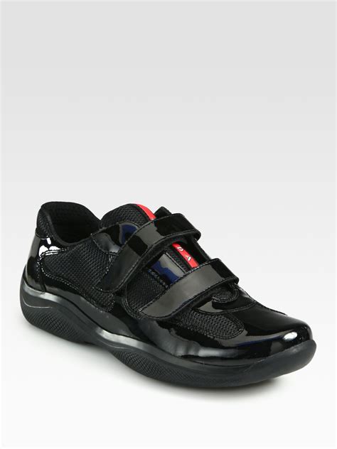 prada high-top sneakers women's|Prada sneakers for women black.